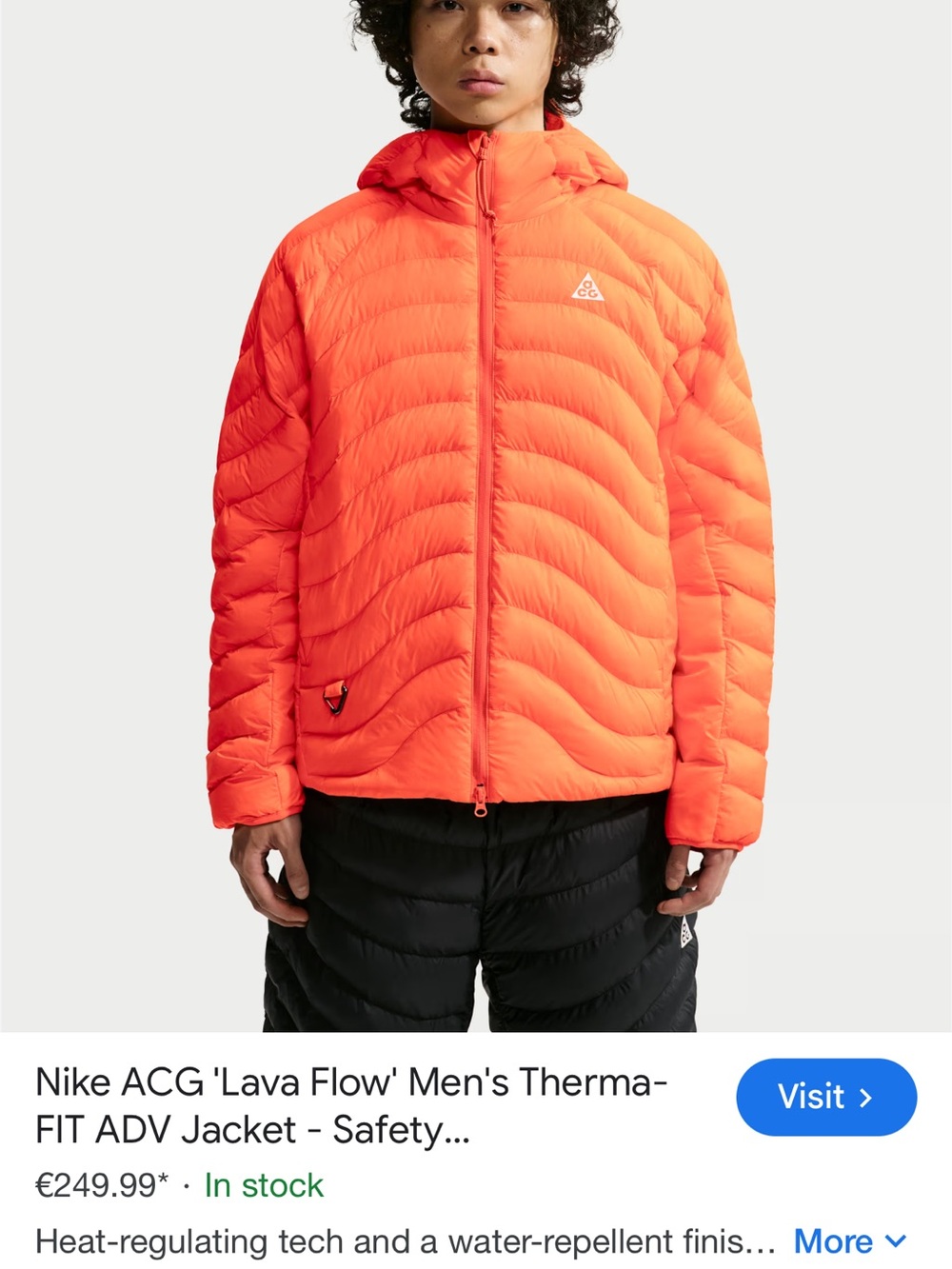 NWT Nike ACG Lava Flow Therma-FIT Jacket S - Picture 4 of 4